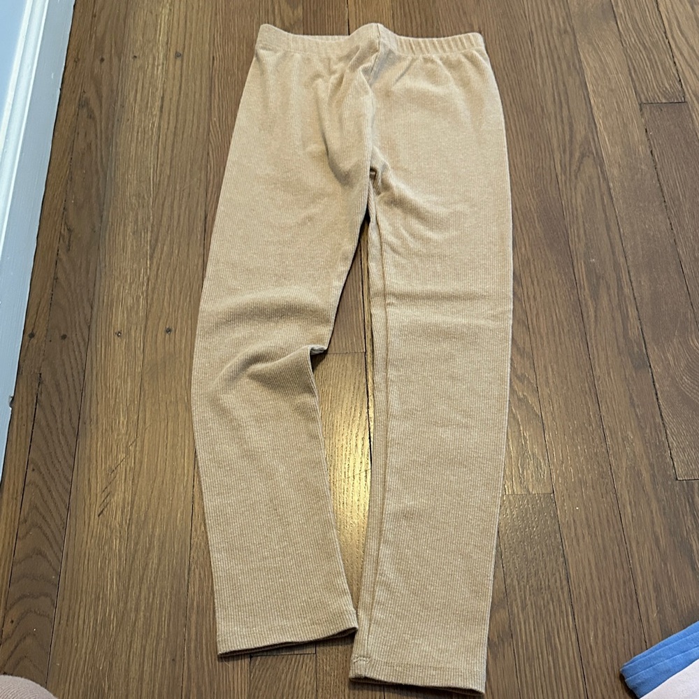 Cozy Tan Kids Leggings